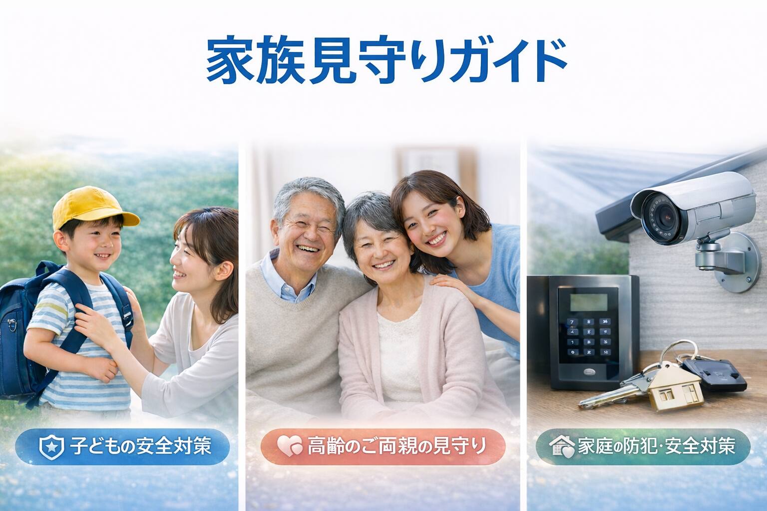 家族見守りガイド｜子ども・高齢親・家庭防犯を無理なく始めるための入口